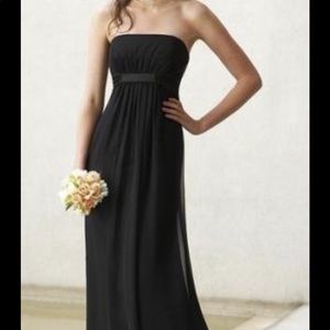 Belsoie navy bridesmaid dress.